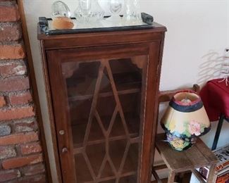 Antique Gallery Cabinet