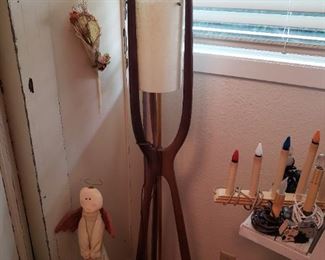 Danish Modern Lamp...one of two modern things in this sale....the other is the Seeburg 1970's Jute Box. 