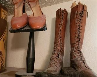 Antique Books and Shoes 