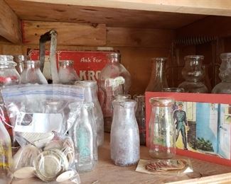 Vintage Milk Bottles