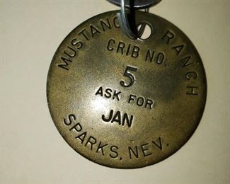 Key to Heaven....lol....Ask for Jan at Crib No. 5 - The Mustang Ranch - Sparks, Nev. 