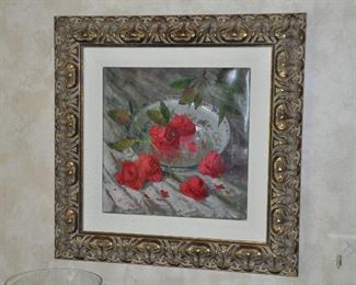 Oil on Canvas Untitled Signed and Numbered 19/500 by Renato Criscuolo, 22.5" x 22.5"