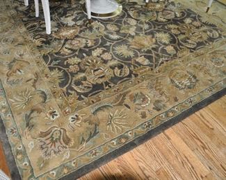 Wonderful 100% Wool Area Rug, "Blossom" By Kaleem, 9'8" x 13'