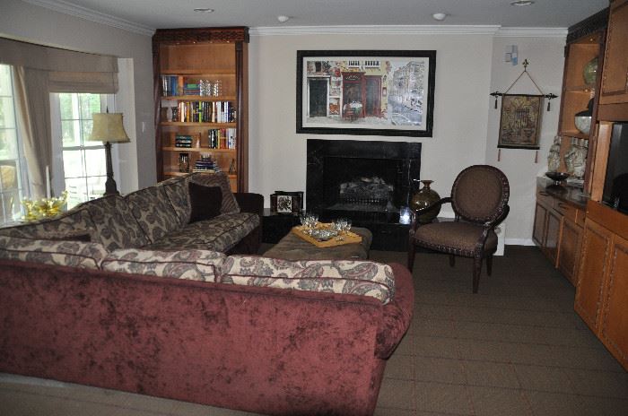 Wonderful Family Room Filled with Great Furniture, Art and Home Decor!