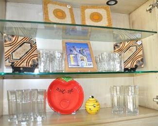 Trivets Sets Made in Italy, Vintage Dansk and Libbey Glassware and Judaica Ceramics to Choose From!