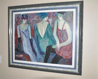 Large Signed and Numbered Artist Proof by Barbara A. Wood, 38” x 32.5”