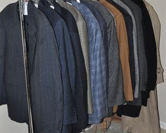Amazing Selection of Men’s High End Sport Coats! Included are Giorgio Armani, Hugo Boss, Calvin Klein, Joseph Abood and More