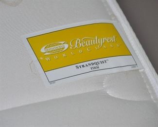 Queen Mattress and Box Spring Available by Simmons Beautyrest, Strandquist Firm