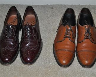 Men’s Allen Edmonds and Giorgio Armani Lace up Dress Shoes in Size 10