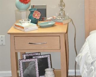 Another One-Drawer Night Stand with Shelf by Baronet for House of Denmark, 21"W x 28"H x 20.5"D