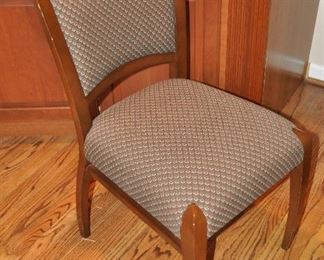 Great Lowenstein Side/Desk Chair Upholstered in Wonderful Beacon Hill Fabric