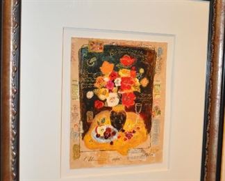 Wonderful Alexander and Wissotsky Signed Serigraph, 23" x 25 1/2"