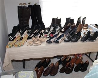 WOMEN'S SHOES/BOOTS-SIZE 8 1/2 TO 9                                   MEN'S SHOES SIZE 11 1/2