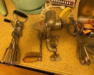 Vintage hand mixers