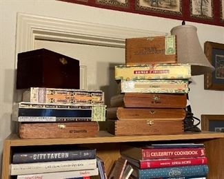 CIgar boes & books