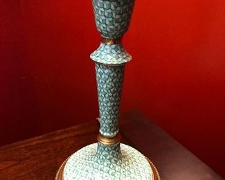 Detail of Frederick Cooper Candlestick Lamps