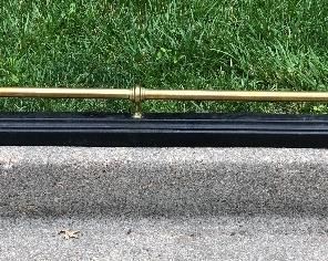 Antique Art Deco Fireplace Fender