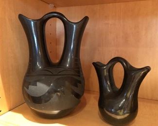 San Idelfonso pottery signed.