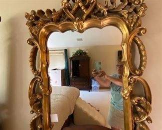 Two (2) Gilt mirrors
