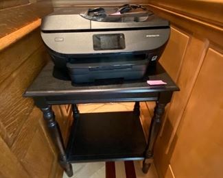 Printer with ebonized table and 3 ink cartridges