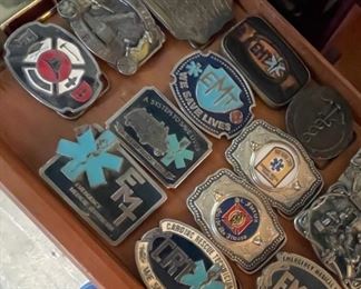 EMT & Fire Dept Belt Buckles 