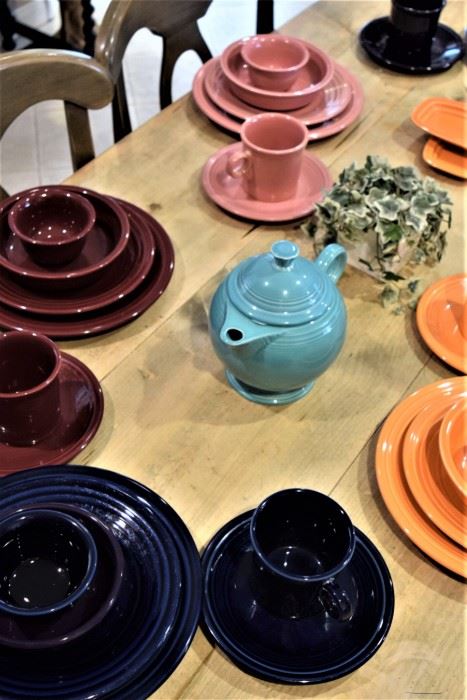 .Fiesta Ware In many colors Service for 6 plus extras