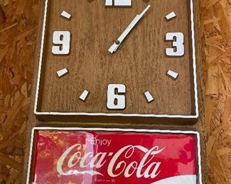 Vintage Coca Cola Clock