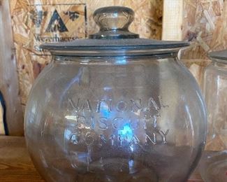 Early National Biscuit Company Jar