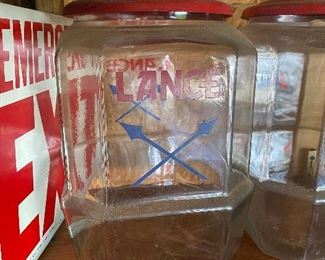 Fourth Lance Cracker Jar with Metal Lid