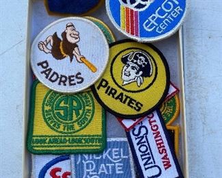 Vintage Sports and Railroad Patches