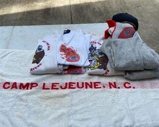 Camp Lejeune Towel and T Shirts