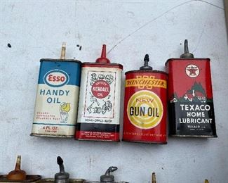 Esso, Texaco, Winchester and More Oil Cans