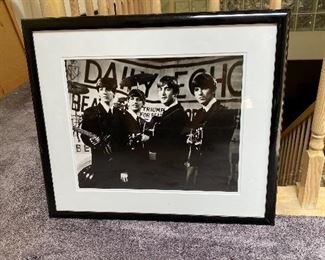 Dezo Hoffman limited numbered photograph of young Beatles Daily Echo 7/3500