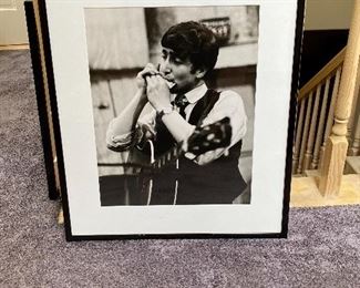Dezo Hoffman limited numbered photograph of John Lennon playing his Horner harmonica 8/3500