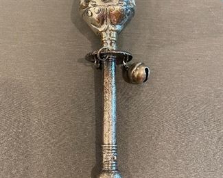 19th century replica baby rattle