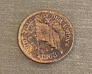 1863 flag of our union token