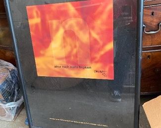 Trent Reznor signed Nine Inch Nails “Broken” poster #5/999