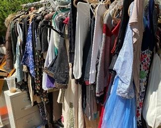 Vintage and designer clothes (there’s more)