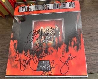 Gene Simmons Family Jewels signed by cast