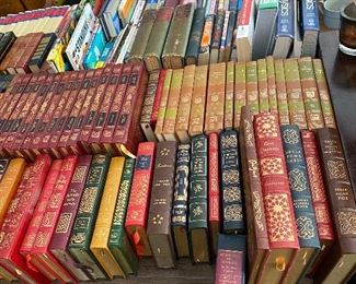 Lots of Easton press ($5 a pop so you book people understand) 19th Century books $5-$10 each, singed books are inside with me so you can’t put them at the bottom of your pile 😉.  All other hardcovers $2, paperbacks $1. Large  Art books $3-$5