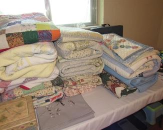 Quilts, some old, some new