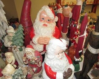 Probably the largest Santa collection you have ever seen!  