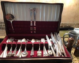 Sterling silver plate set