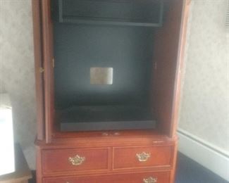 Many Thomasville TV/Media Armoires originally built for Helmsley Hotel in Manhattan