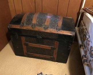Vintage antique trunk