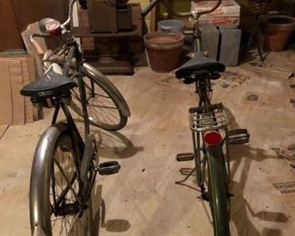 Vintage bikes, Schwinn Corvette 2 , Huffy bike