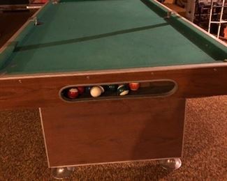 Retro pool table