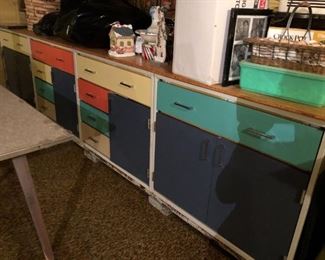 Retro metal cabinets