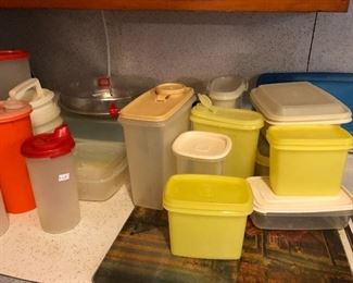 Tupperware, we have all kinds of Tupperware in great condition