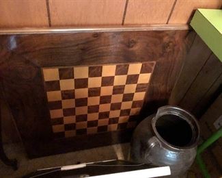 Handmade vintage Checker board
